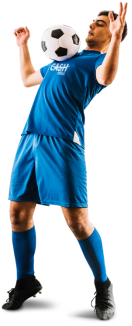 Jogador com bola background
